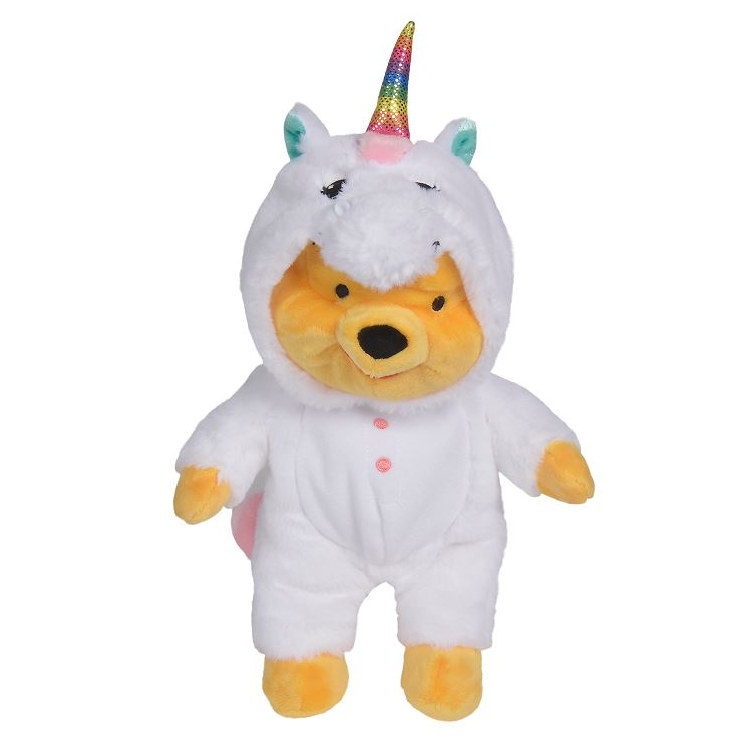  winnie lourson peluche déguisé en licorne 30 cm 